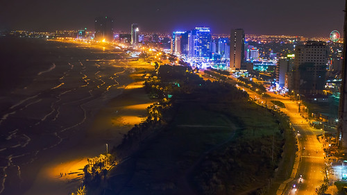 night lowlight beach surf landscape asia nightscape cityscape