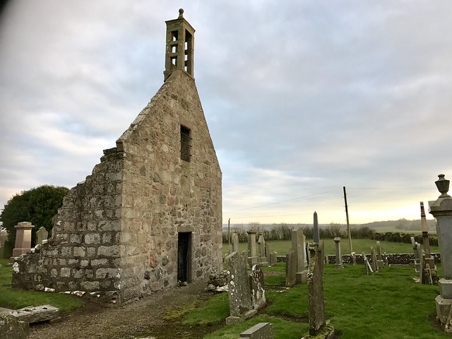 Belhelvie Kirk And Cemetery 1800 Aberdeen Scotland
