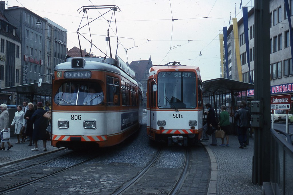 JHM-1976-1119 - Allemagne, Bielefeld, tramway