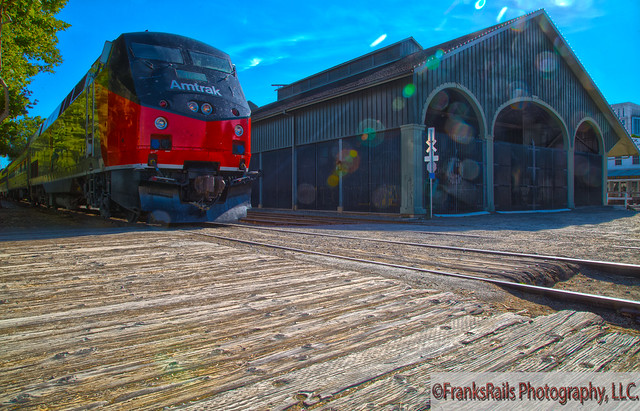 Old Sacramento's Amtrak Visits