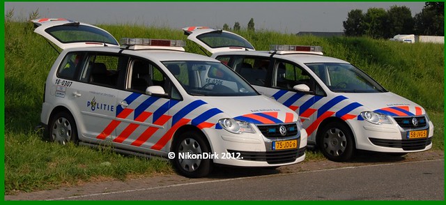 Dutch Police VW Tourans.