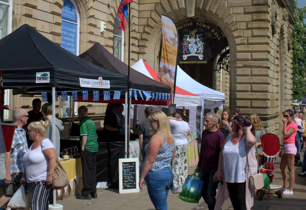 People at Accrington Food Festival 2016