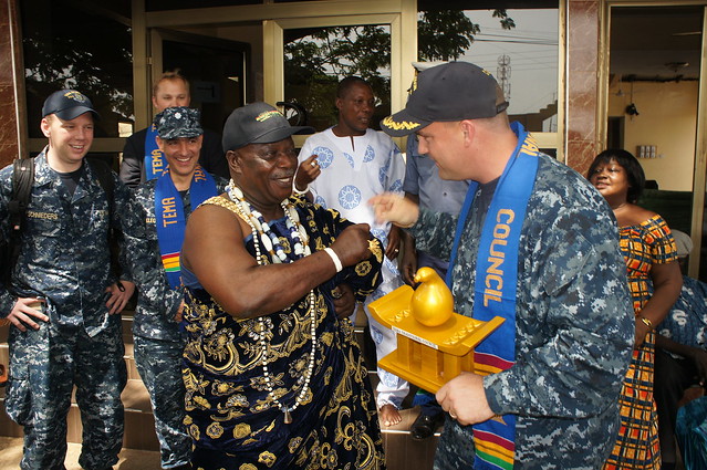 USS Simpson in Ghana