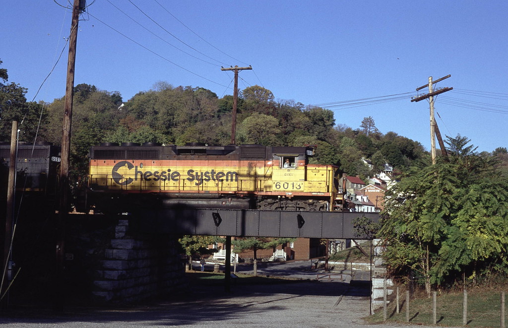 CSX #6013 Harpers Ferry West Virginia 18-10-91 | On Tour With the Class ...