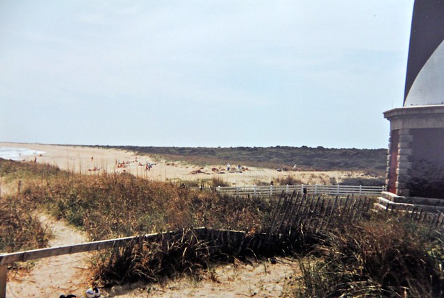 Cape Hatteras lighthouse, showing how near the ocean was, 1990