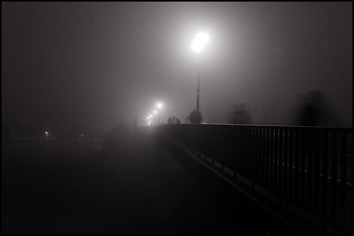 Bridge into the fog I | by Johannes Pe