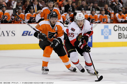 NHL 2012 - Mar 31 - Defenseman Erik Karlsson (#65) of the … | Flickr