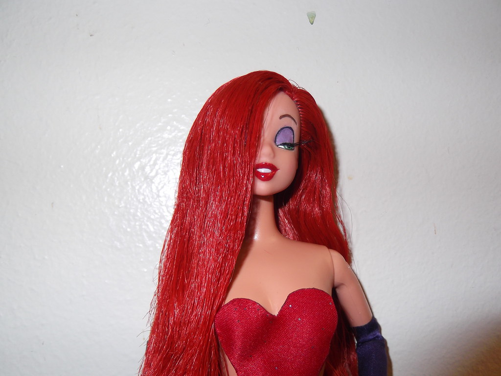 Jessica Rabbit Ooak Doll : Custom Jessica Rabbit Repaint Dollooak – RZAWS