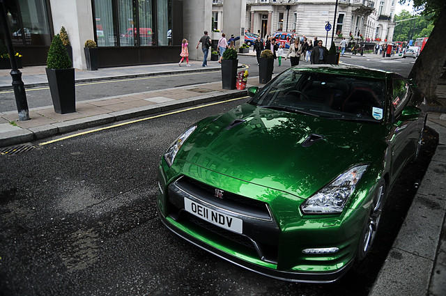 Green Nissan GT-R | Explore #385, May 12th 2013