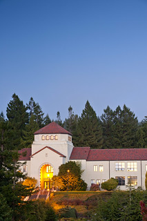 Founders Hall at Sunset