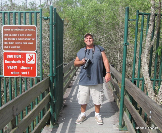 Entrance To Boardwalk At Six Mile Cypress Slough Preserve In Ft. Myers Florida