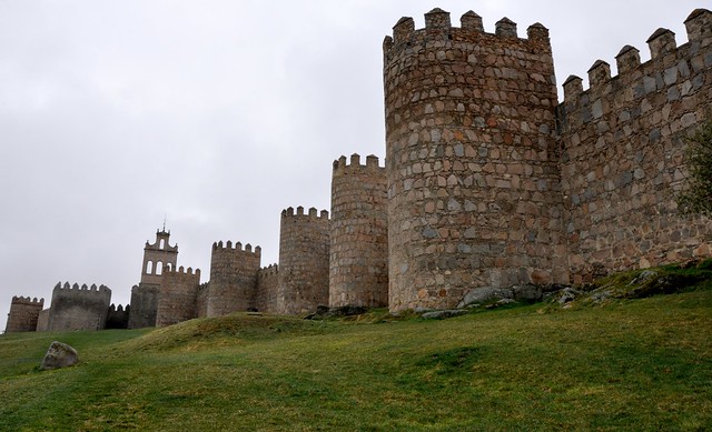 View East of Ávila Walls, from Below