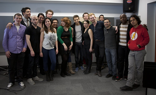 Spanish singer/songwriter Pablo Alborán visits the campus of Berklee Valencia