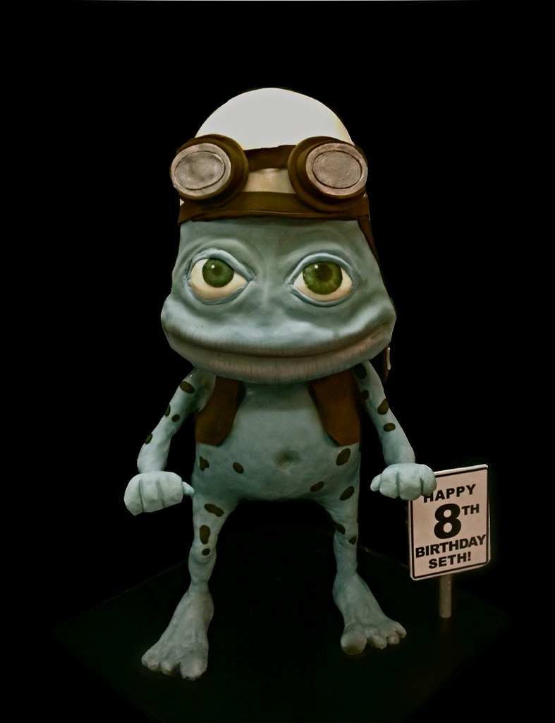 Crazy Frog Cake Just Under 2 Tall Standing On Those Teen… Flickr