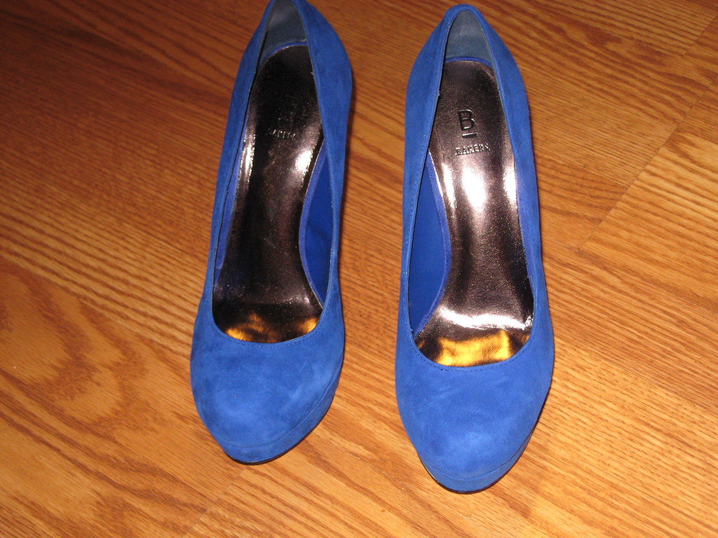 Blue Suede Pumps from Bakers | commander78 | Flickr