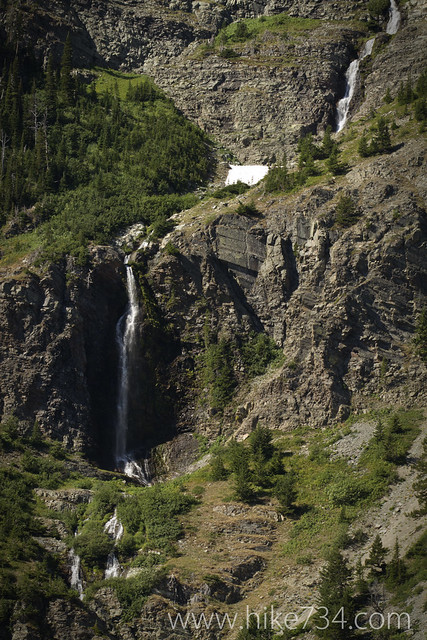 Waterfall from Sky Lake