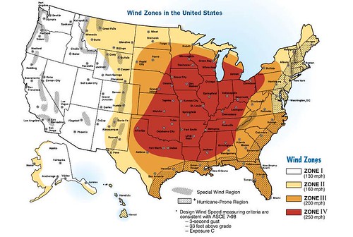 USA Natural Hazards Map - without overlay