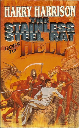 Harry Harrison - The Stainless Steel Rat Goes To Hell - cover Walter Velez