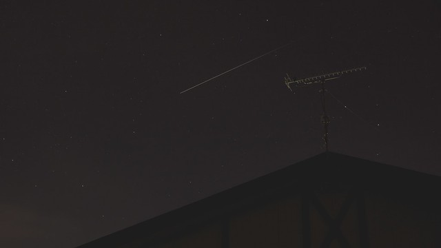 International Space Station over Hachimantai