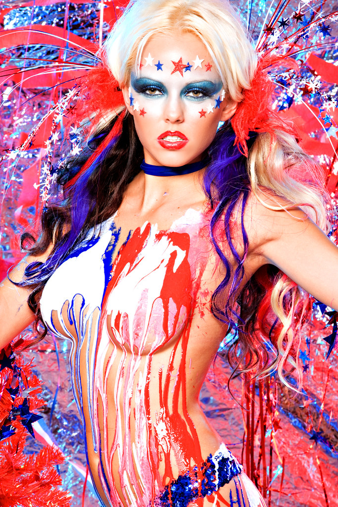 lindsay-marie-sexy-patriotic-photo-shoot-bodypaint-crazy-dripping-american-...