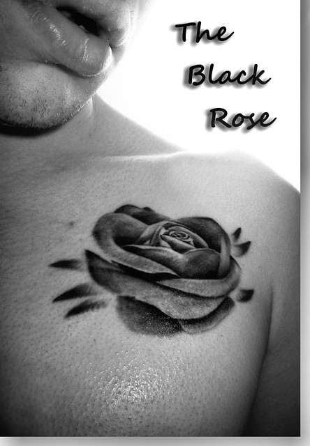Black rose Tattoo in 