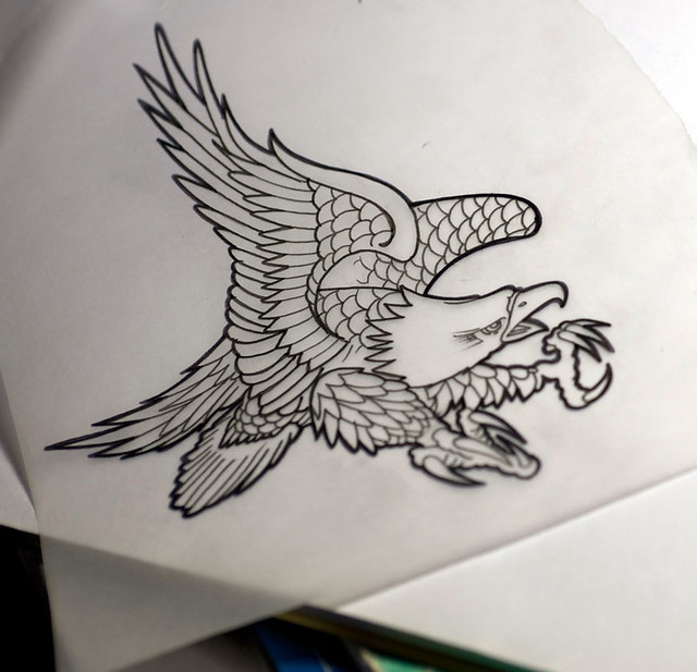 Eagle Tattoo Flash | Tony Fontana | Flickr