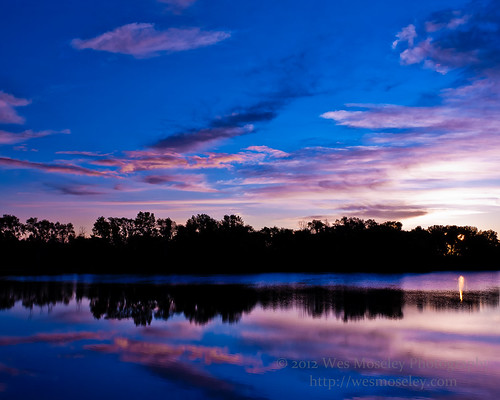 sky cloud reflection water silhouette sunrise pond
