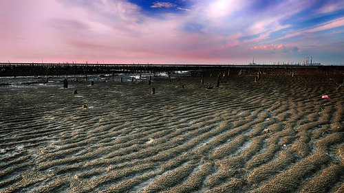 沙紋．夕景 Sand grain． Sunset view（Changhua, Taiwan）287 | by 葉 正道 Ben