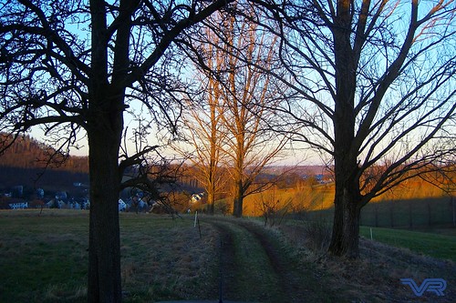 sunset sonnenuntergang oelsnitz erzgebirge erz erzgeb oberoelsnitz