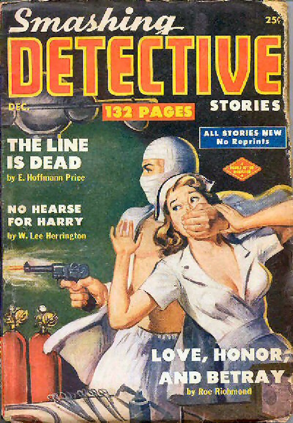 23 Smashing Detective Stories Dec-1951 Includes The Line is Dead by E. Hoffmann Price