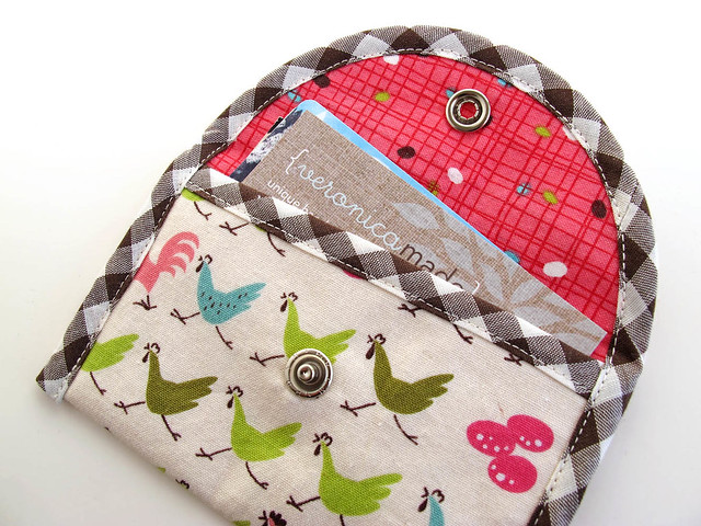 Farmdale Chickens Business Card Case