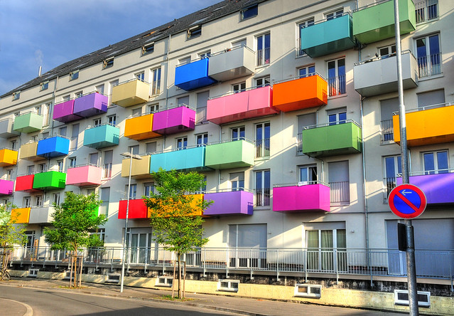 Colorful Balconies
