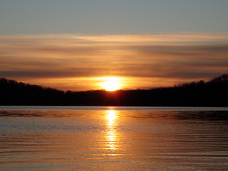 Sunrise Over East Fork Lake.