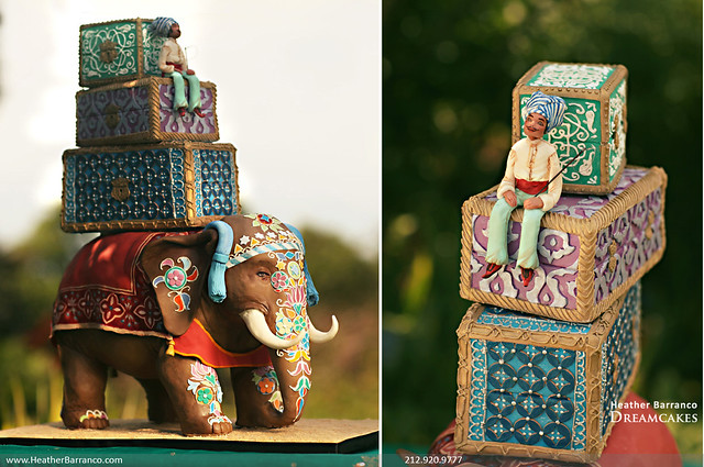 indian elephant grooms cake