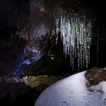icicles in the ice cave