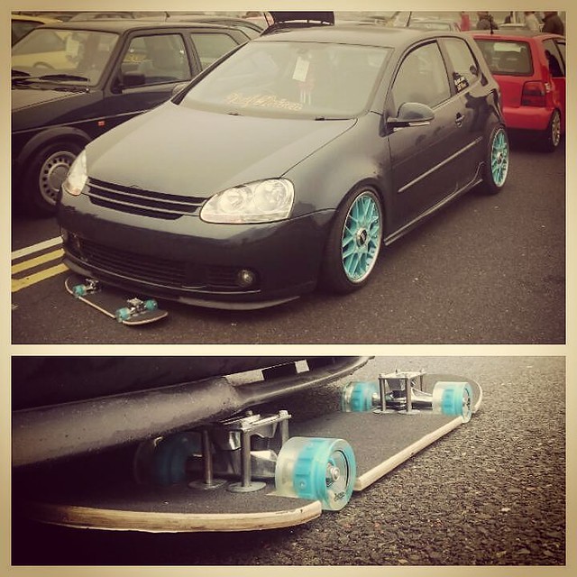 Stanced Mk5 Rabbits Loving the #stanced #VW #mk5 with matching stanceboard... … | Flickr