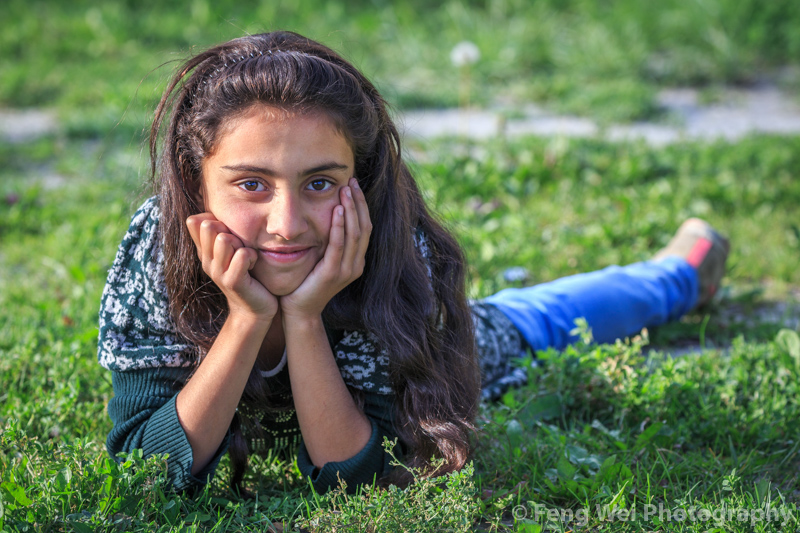 Hunza Girl On Meadow, Karimabad, Hunza Valley, Gilgit-Balt… | Flickr