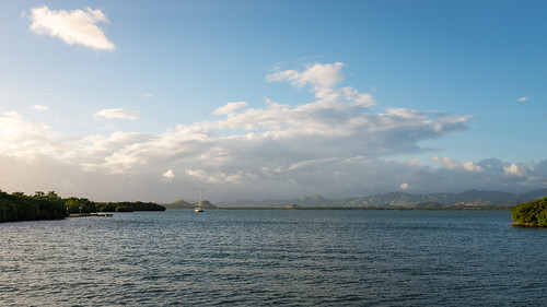 x100s agua caribbean ocean sunset bluesky boats water puertorico sea fuji pr tropical fujifilm clouds guayama