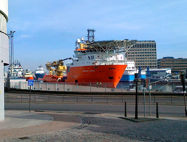 Aberdeen Docks Scotland 26th March 2012