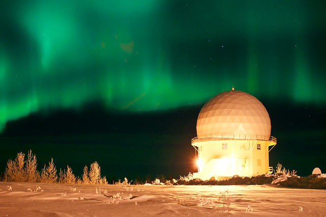 Fort Yukon radar dome