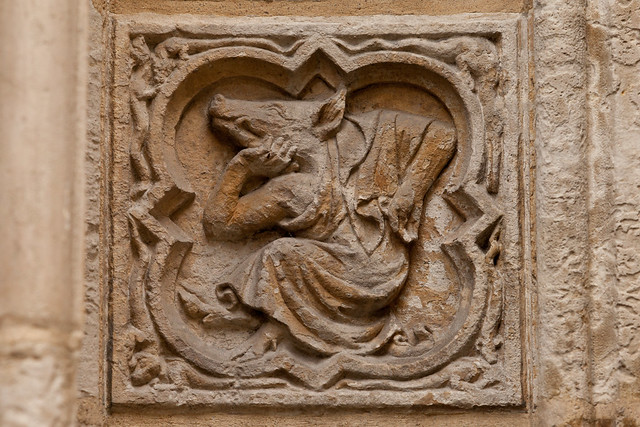 Pig-headed | Portail des Libraires | Rouen Cathedral | Rouen-43