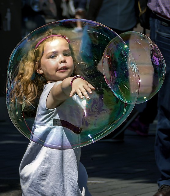 Today i place a bubble of happiness around myself,  and nothing negative can get in!