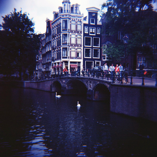Pretty scene of Amsterdam