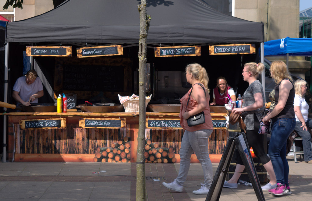 Stall at Accrington Food Festival 201