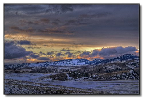 winter sunset snow montana goldcreek campmakeadream