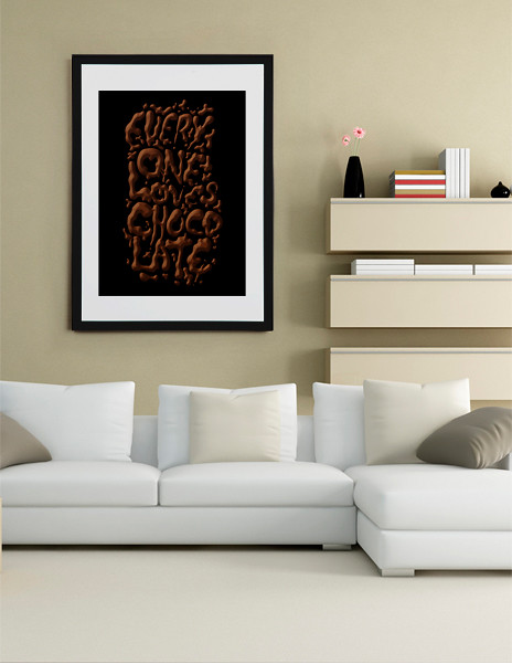 Everyone loves Chocolate Limited Edition Print