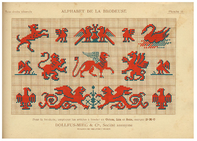 017-Alphabet de la Brodeuse1932- Thérèse de Dillmont