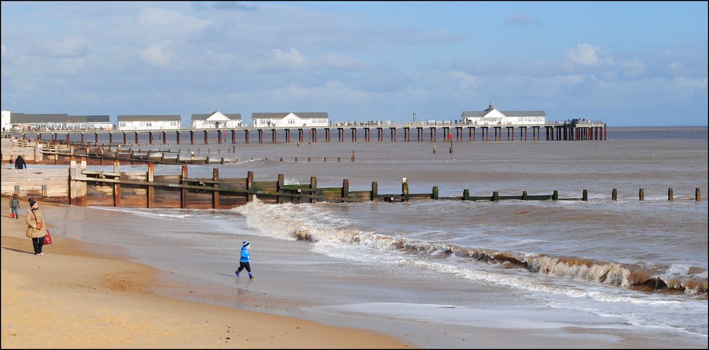 The beach at Southwold