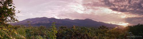 panorama costarica natur amerika sonnenaufgang stiched vulkan guanacaste rincondelavieja mittelamerika ereignis