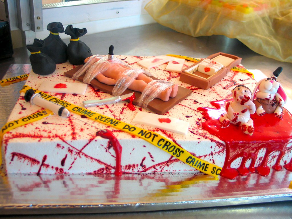 Dexter themed cake